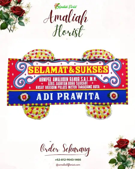 Papan Bunga Ucapan Selamat Sumurbarang